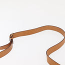 CELINE Macadam Canvas Shoulder Bag PVC Beige Gold Auth 145149-14