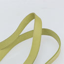 Coach Shoulder Bag Leather LIme Green Gold Auth 145154-8