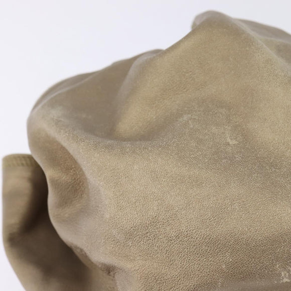 LOEWE Anagram Nappa Aire Hand Bag Leather Gold Auth 145155