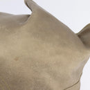 LOEWE Anagram Nappa Aire Hand Bag Leather Gold Auth 145155-14