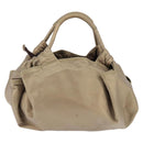 LOEWE Anagram Nappa Aire Hand Bag Leather Gold Auth 145155-2