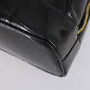 GUCCI Bamboo Body Bag Patent leather Black Gold 003 3444 0027 Auth 145161-15