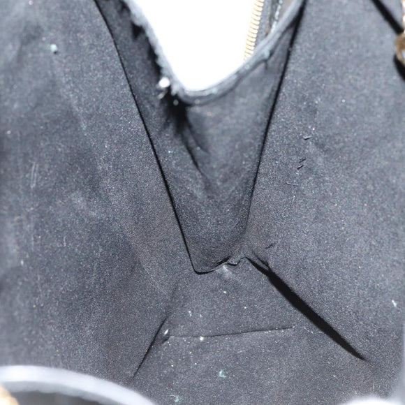 GUCCI Bamboo Body Bag Patent leather Black Gold 003 3444 0027 Auth 145161