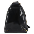 GUCCI Bamboo Body Bag Patent leather Black Gold 003 3444 0027 Auth 145161-2