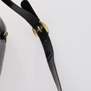 GUCCI Bamboo Body Bag Patent leather Black Gold 003 3444 0027 Auth 145161-8