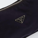 PRADA Hand Bag Nylon Purple Silver Auth 145166-17