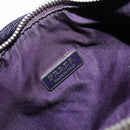 PRADA Hand Bag Nylon Purple Silver Auth 145166-19