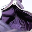 PRADA Hand Bag Nylon Purple Silver Auth 145166-20