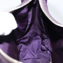 PRADA Hand Bag Nylon Purple Silver Auth 145166-21