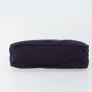 PRADA Hand Bag Nylon Purple Silver Auth 145166-5