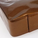 LOUIS VUITTON Monogram Vernis Columbus Tote Bag Bronze M91134 LV Auth 145167-15