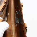 LOUIS VUITTON Monogram Vernis Columbus Tote Bag Bronze M91134 LV Auth 145167-10