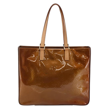LOUIS VUITTON Monogram Vernis Columbus Tote Bag Bronze M91134 LV Auth 145167 - 0