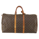 LOUIS VUITTON Monogram Keepall 55 Boston Bag Vintage M41424 LV Auth 145169-2