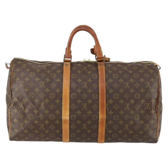 LOUIS VUITTON Monogram Keepall 55 Boston Bag Vintage M41424 LV Auth 145169