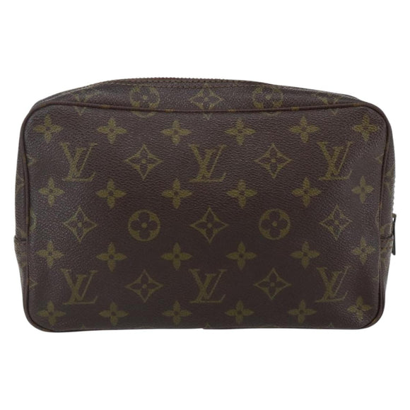 LOUIS VUITTON Monogram Trousse Toilette 23 Clutch Bag M47524 LV Auth 145174