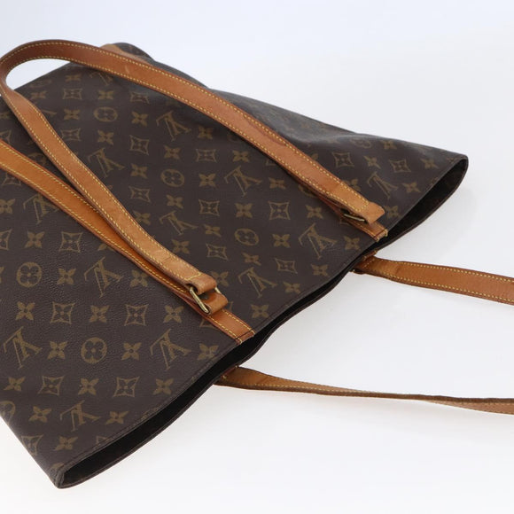 LOUIS VUITTON Monogram Sac Shopping Tote Bag M51108 LV Auth 145178