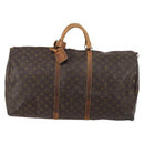 LOUIS VUITTON Monogram Keepall 60 Boston Bag M41422 LV Auth 145183-13