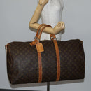 LOUIS VUITTON Monogram Keepall Bandouliere 60 Boston Bag M41412 LV Auth 145184-22