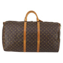 LOUIS VUITTON Monogram Keepall Bandouliere 60 Boston Bag M41412 LV Auth 145185-2