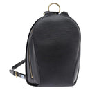 LOUIS VUITTON Epi Mabillon Rugzak Zwart M52232 LV Auth 145188-1