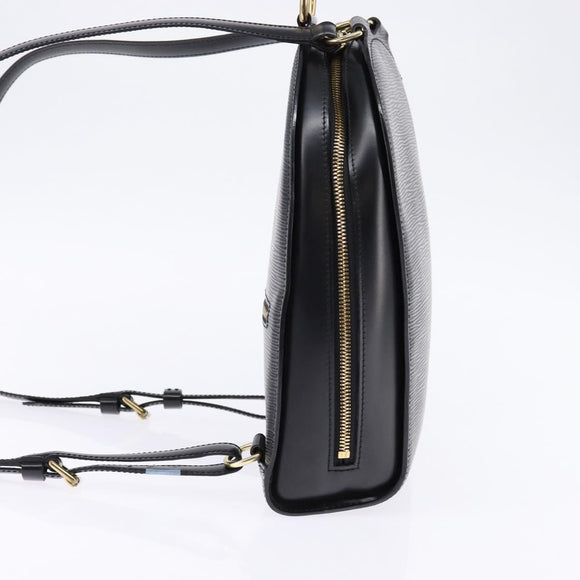 LOUIS VUITTON Epi Mabillon Rugzak Zwart M52232 LV Auth 145188