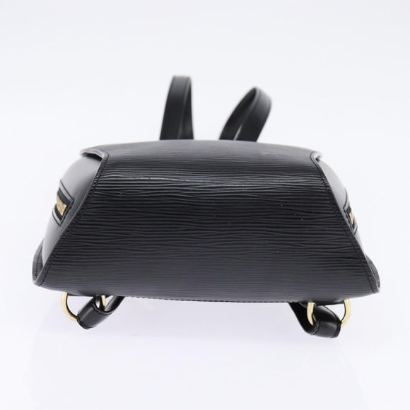 LOUIS VUITTON Epi Mabillon Rugzak Zwart M52232 LV Auth 145188