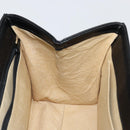 MCM Vicetos Logogram Hand Bag PVC Black Gold Auth 145191-20