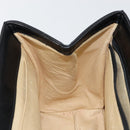 MCM Vicetos Logogram Hand Bag PVC Black Gold Auth 145191-21