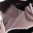 GUCCI GG Canvas Shoulder Bag Beige Silver 145857 Auth 145193-21