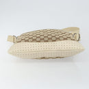 GUCCI GG Canvas Shoulder Bag Beige Silver 145857 Auth 145193-5