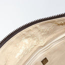 FENDI Zucca Canvas Hand Bag Black Brown Auth 145200-10