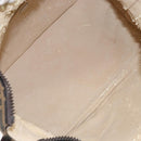 FENDI Zucca Canvas Hand Bag Black Brown Auth 145200-11