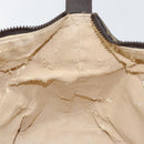 FENDI Zucca Canvas Hand Bag Black Brown Auth 145200-21