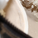 FENDI Zucca Canvas Hand Bag Black Brown Auth 145200-12