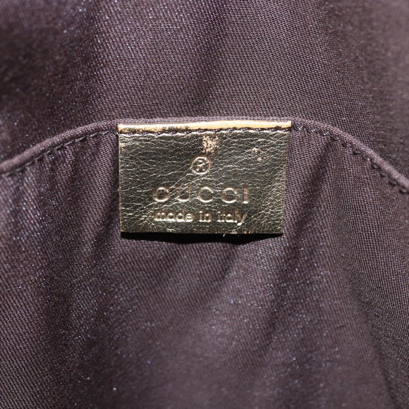 GUCCI GG Canvas Sherry Line Tote Bag Beige Gold pink 189669 Auth 145206