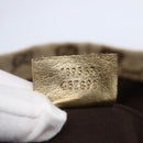 GUCCI GG Canvas Sherry Line Tote Bag Beige Gold pink 189669 Auth 145206-20