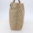 GUCCI GG Canvas Sherry Line Tote Bag Beige Gold pink 189669 Auth 145206-5