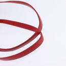 GUCCI Bamboo Shoulder Bag Leather Red Gold Auth 145209-7