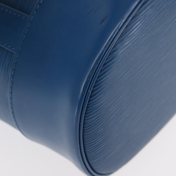 LOUIS VUITTON Epi Randonnee PM Shoulder Bag Blue M52355 LV Auth 145212