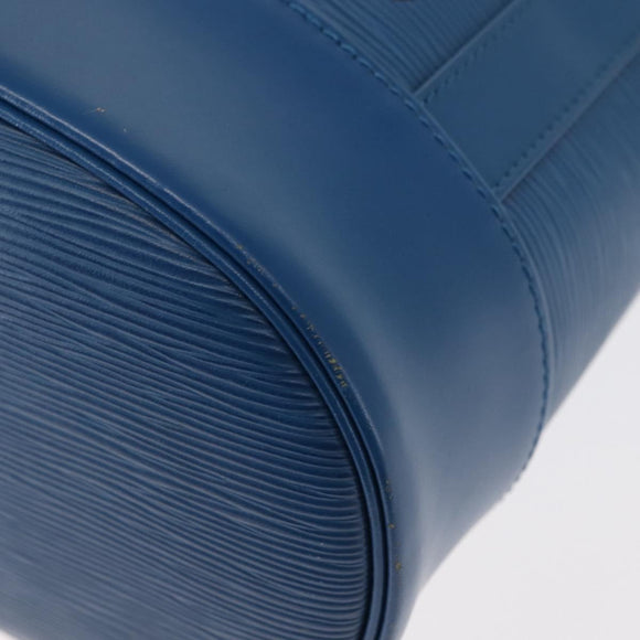 LOUIS VUITTON Epi Randonnee PM Shoulder Bag Blue M52355 LV Auth 145212