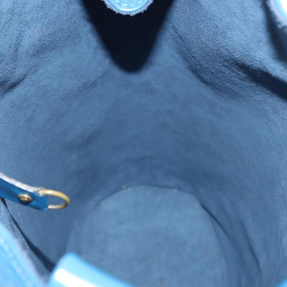 LOUIS VUITTON Epi Randonnee PM Shoulder Bag Blue M52355 LV Auth 145212