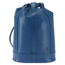 LOUIS VUITTON Epi Randonnee PM Shoulder Bag Blue M52355 LV Auth 145212-13