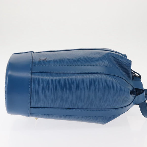 LOUIS VUITTON Epi Randonnee PM Shoulder Bag Blue M52355 LV Auth 145212