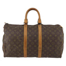 LOUIS VUITTON Monogram Keepall 45 Boston Bag M41428 LV Auth 145218-2