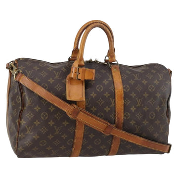 LOUIS VUITTON Monogram Keepall Bandouliere 45 Boston Bag M41418 LV Auth 145219