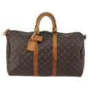 LOUIS VUITTON Monogram Keepall Bandouliere 45 Boston Bag M41418 LV Auth 145219-13