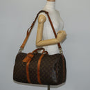 LOUIS VUITTON Monogram Keepall Bandouliere 45 Boston Bag M41418 LV Auth 145219-25