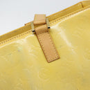 LOUIS VUITTON Monogram Vernis Columbus Tote Bag Gris M91028 LV Auth 145223-10