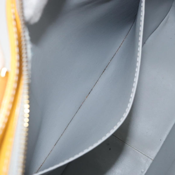 LOUIS VUITTON Monogram Vernis Columbus Tote Bag Gris M91028 LV Auth 145223